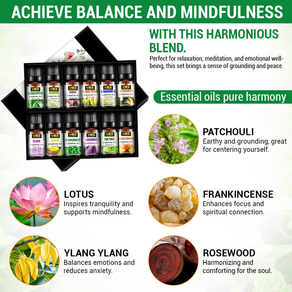 Essential Oils - Pure Harmony 🌸🧘♀️