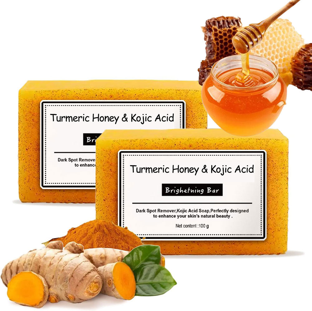 Turmeric Honey L-Glutathione Kojic Acid Soap Bar 🍯