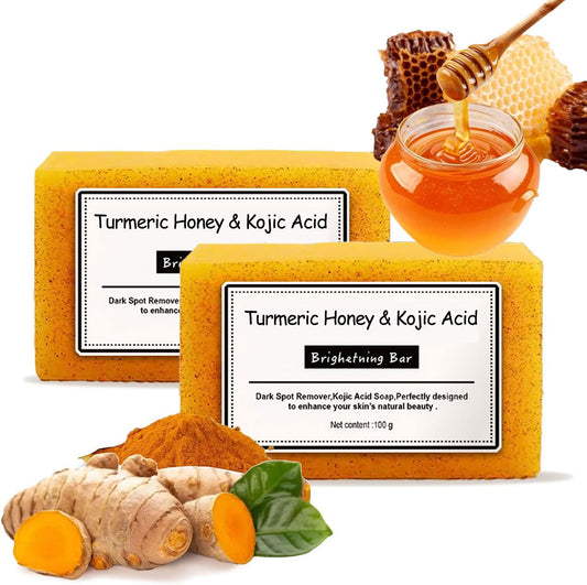 Turmeric Honey L-Glutathione Kojic Acid Soap Bar 🍯