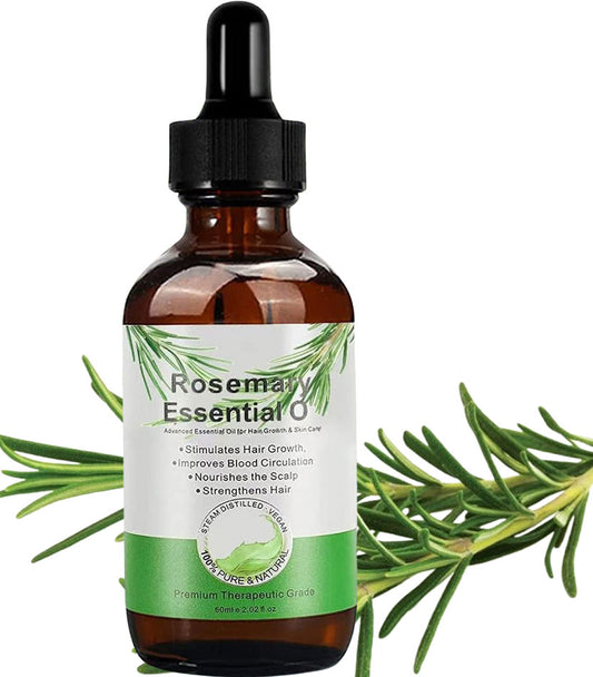 Rosemary Serum Natural Hair Growth Oil Dr. Sebi Approved 🌿
