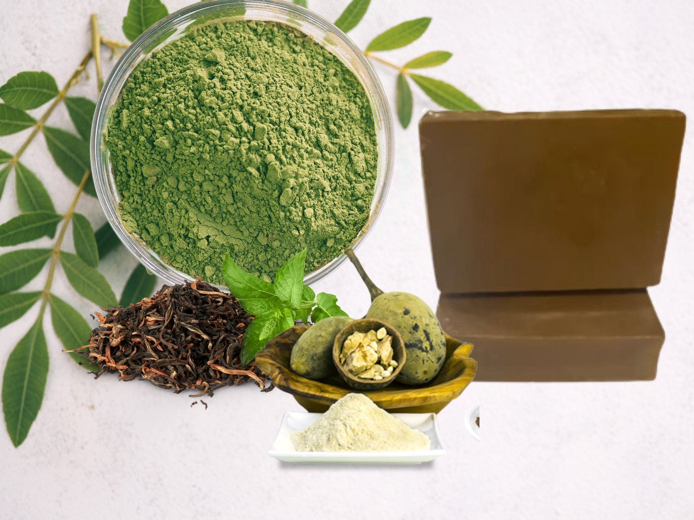 Natural Vegan Moringa Matcha Green Tea Baobab Handmade Soap Bar
