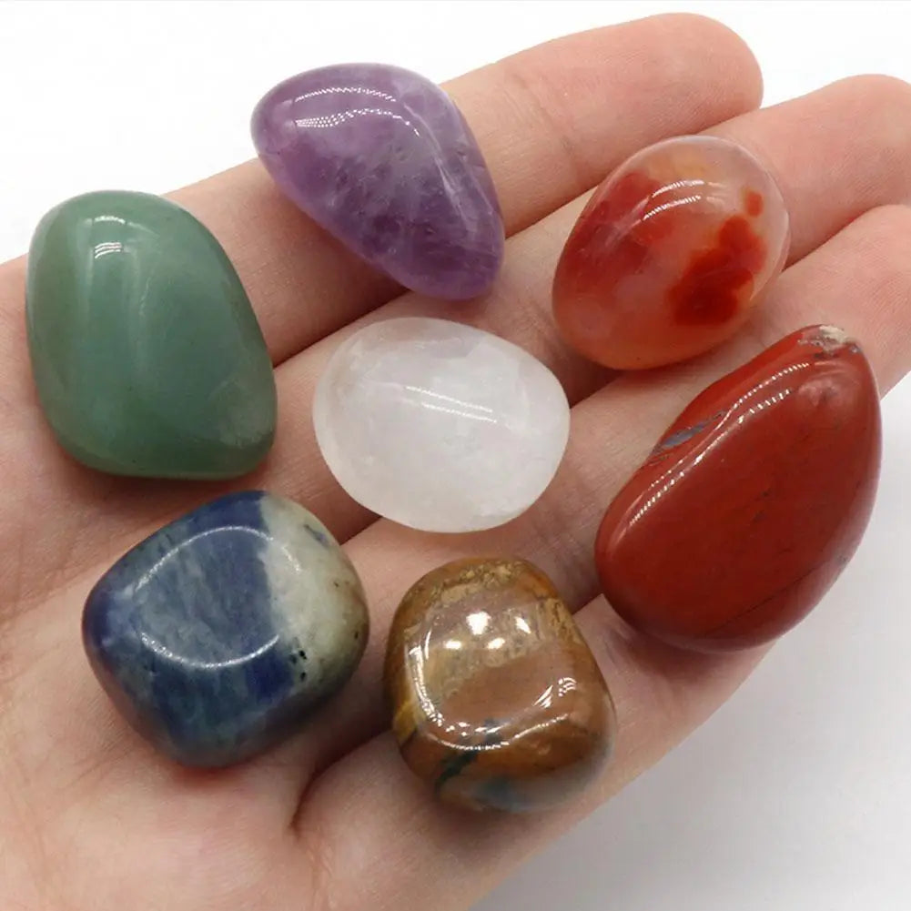 Complete Chakra Stones Set for Energy Alignment and Inner Peace