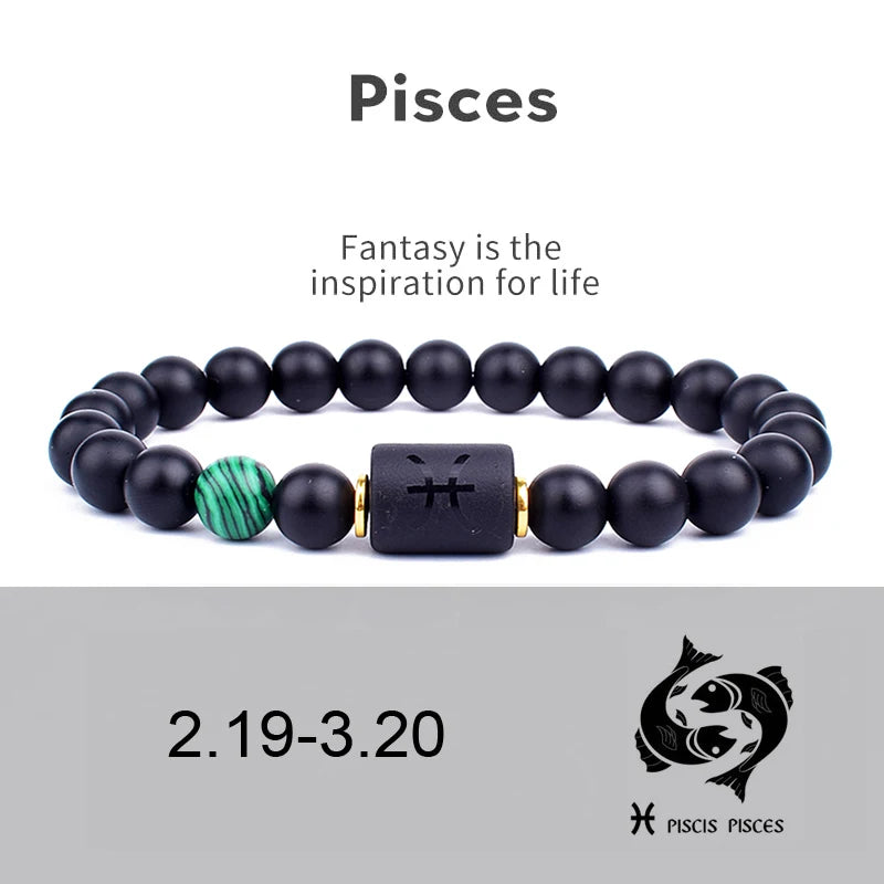 12 Zodiac Signs Constellation Charm Bracelet