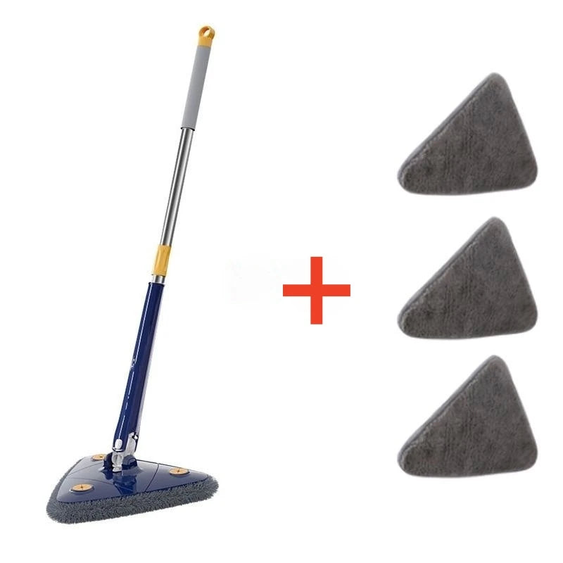 360° Triangular Adjustable Rotatable Cleaning Mop Viral Gift