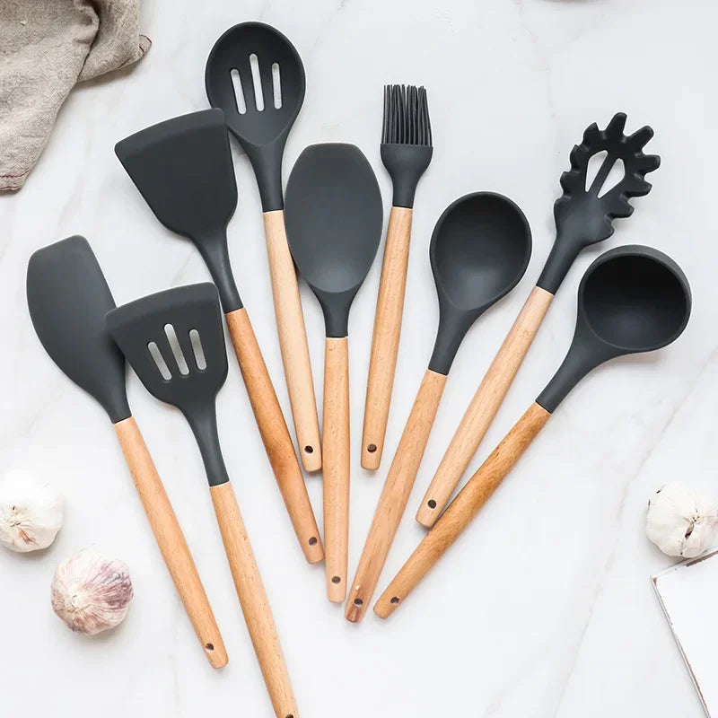 12PCS Eco-Friendly Silicone Kitchenware Set