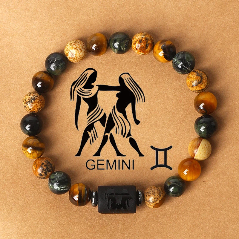 12 Zodiac Signs Constellation Charm Bracelet