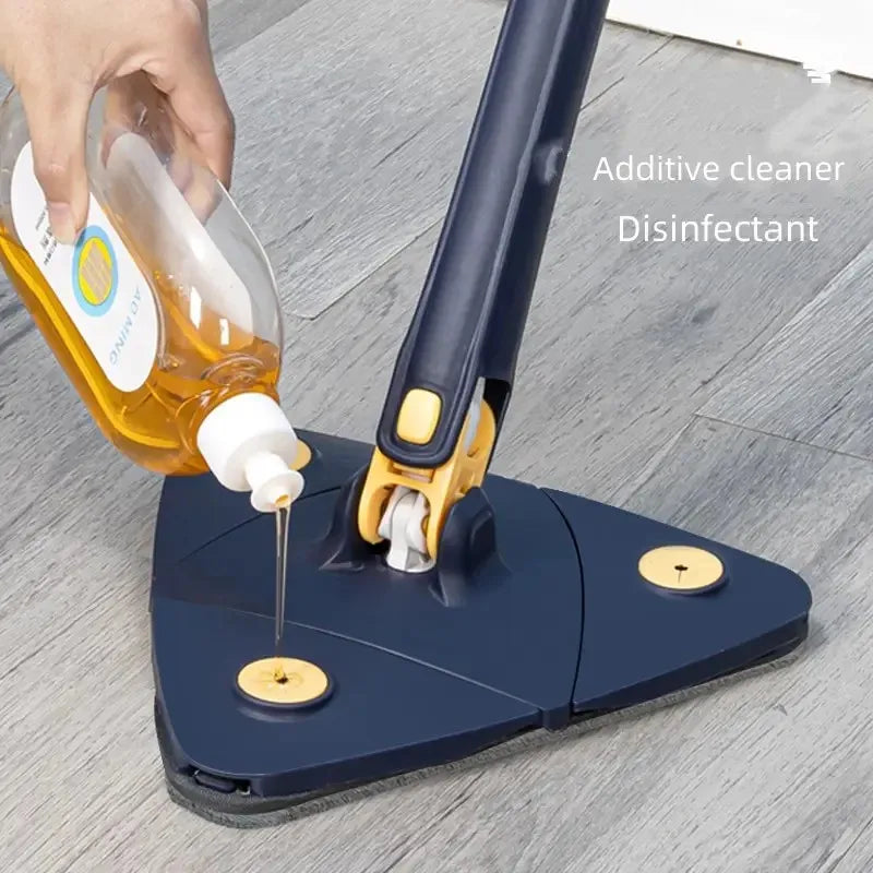 360° Triangular Adjustable Rotatable Cleaning Mop Viral Gift