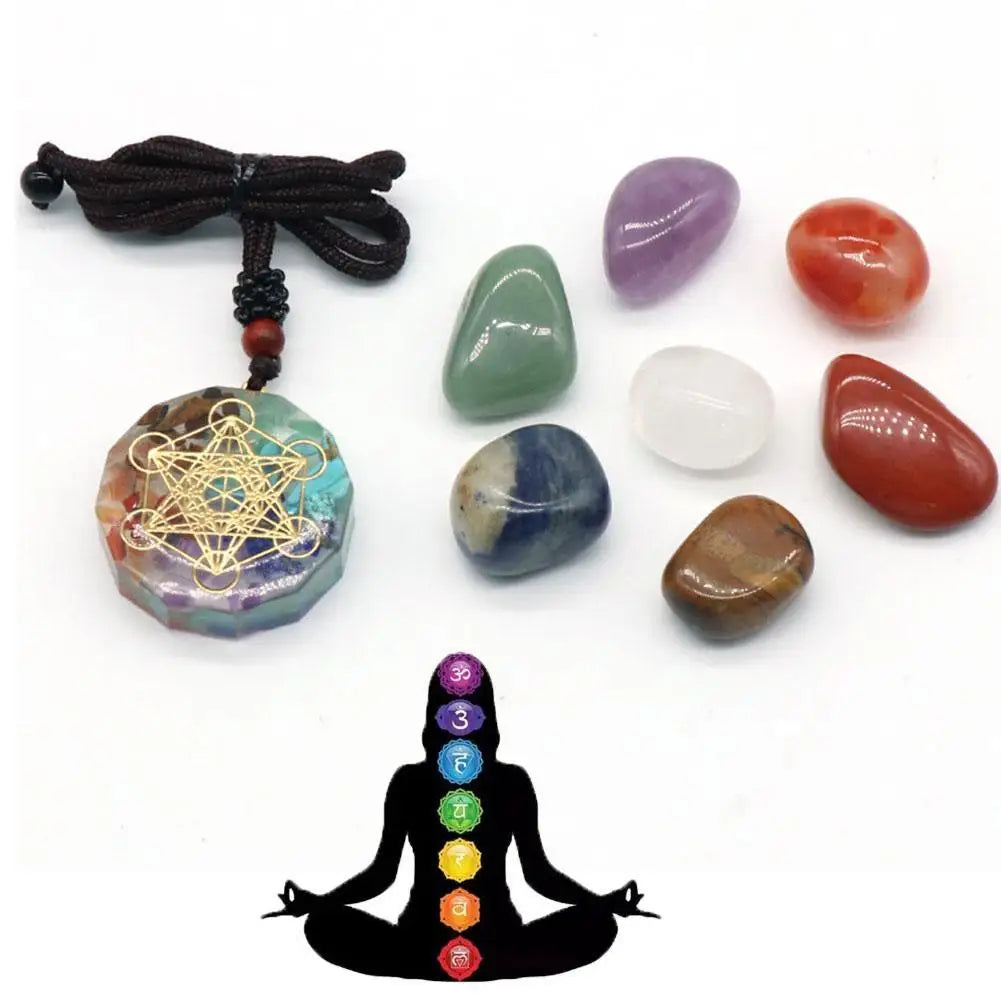 Complete Chakra Stones Set for Energy Alignment and Inner Peace