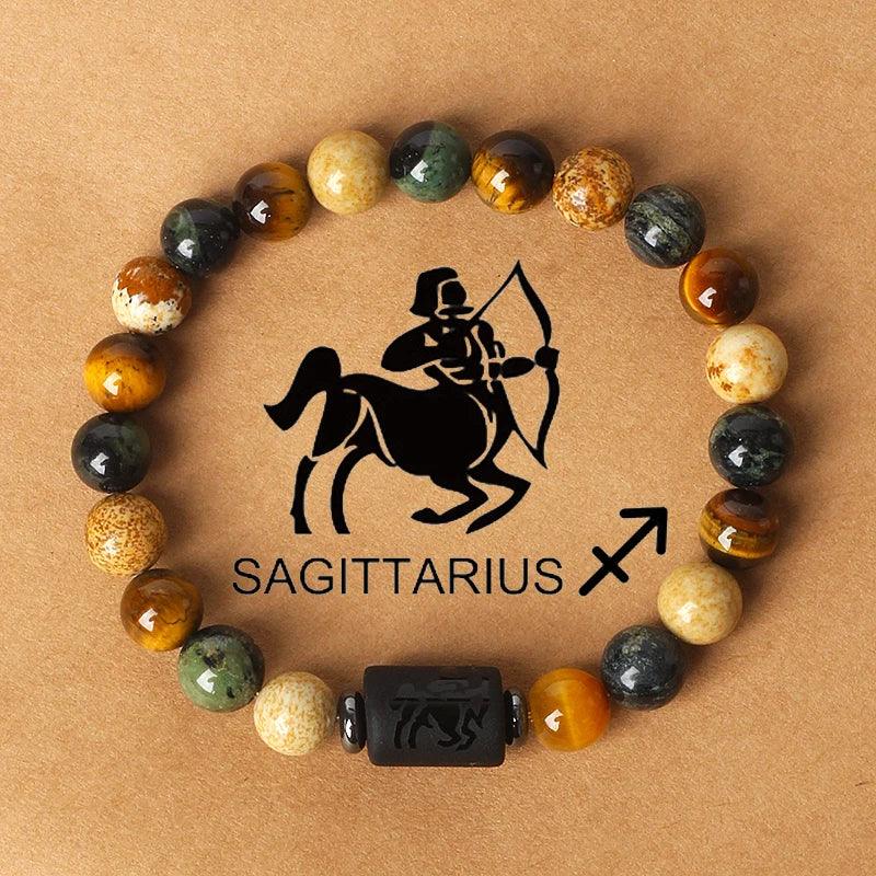 12 Zodiac Signs Constellation Charm Bracelet