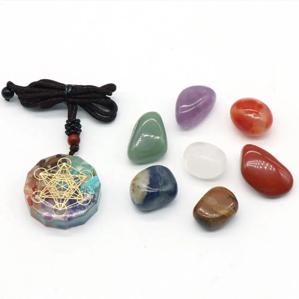 Complete Chakra Stones Set for Energy Alignment and Inner Peace