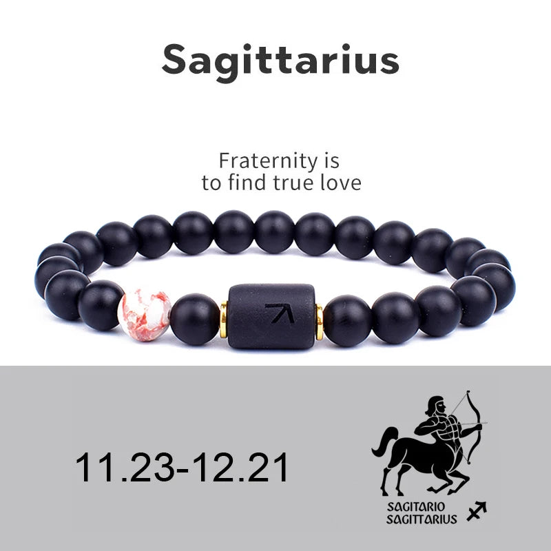 12 Zodiac Signs Constellation Charm Bracelet