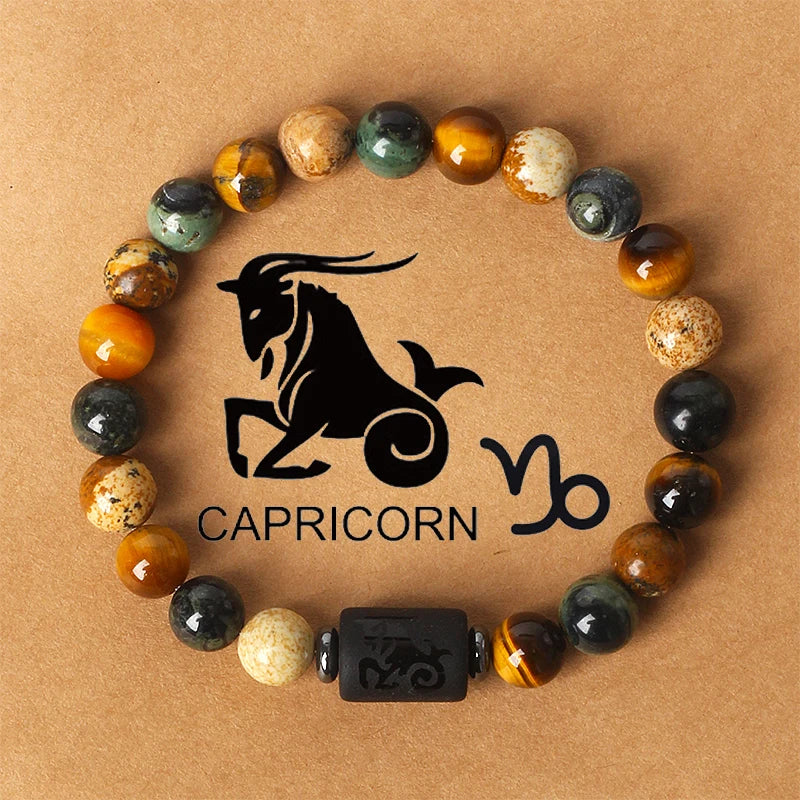 12 Zodiac Signs Constellation Charm Bracelet