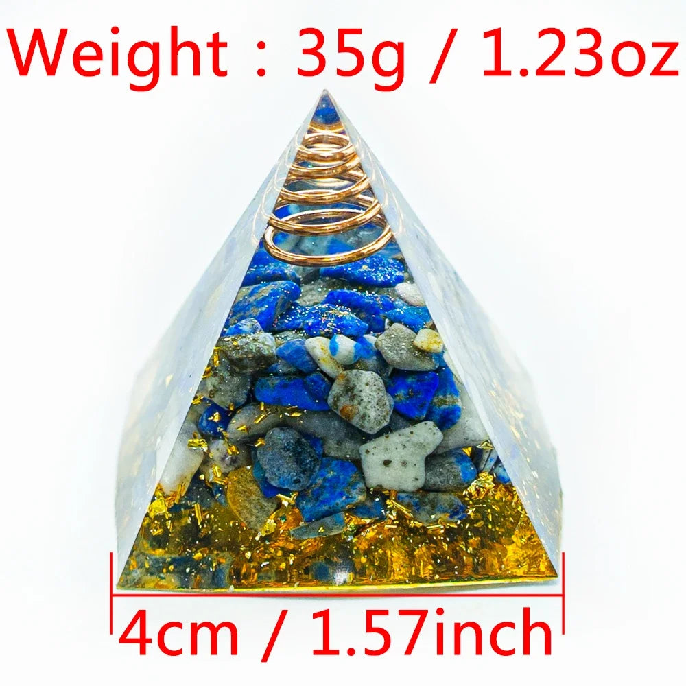 1.57-inch Natural Crystal Pyramid