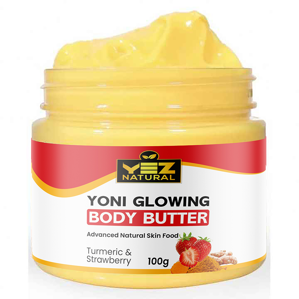 Turmeric & Strawberry Advanced Glowing | Yoni Feminine Care Whipped Body Butter Cream 🌸