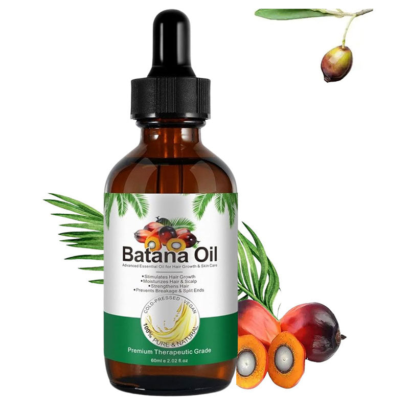 Pure Batana Serum Natural Hair Growth Oil Dr. Sebi Approved 🪔