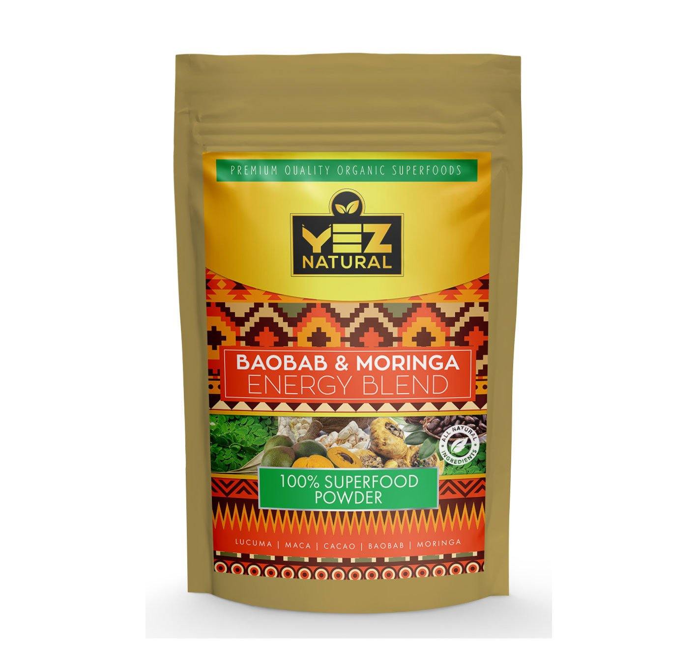 Plant-Based Superfoods Powder Mix to Boost Energy, Naturally without caffeine - YezNatural.com